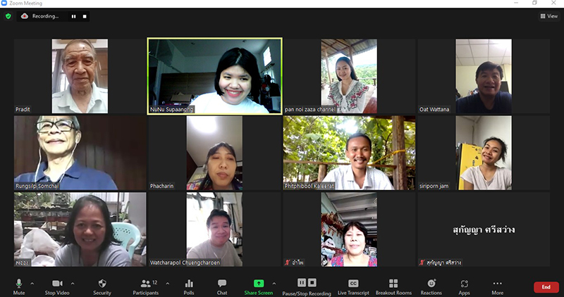 1. Group photo of self-advocates with intellectual disabilities, their families, and resource persons on Zoom platform.