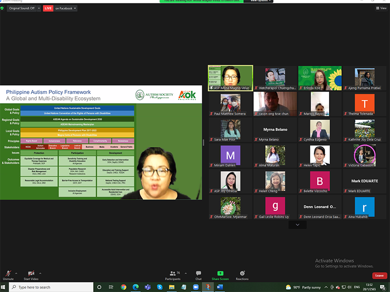 4. The Philippine Autism Policy Framework is a series of suggestions from community discussions in the framework of the ASEAN Autism Mapping Project.