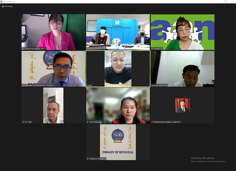 2. Mr. Cason Ong, Chairman of the AAN, welcomed as meeting observers H.E. Mr. Tumur Amarsanaa. Mr. Ong coordinated the meeting between AAN country representatives, the AAN Secretariat staff, and representatives from the APCD.