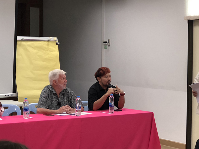 2. Former Peace Corps volunteers Mr. Jim Lehman and Mr. Tony verified their stories and perspectives from serving in Thailand.