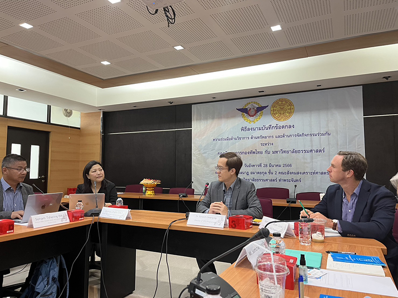 APCD and Jigme Singye Wangchuck School of Law (JSW Law) from Bhutan exchanged with Thammasat University on Disability Law in Thailand on 10 April 2023, Bangkok, Thailand