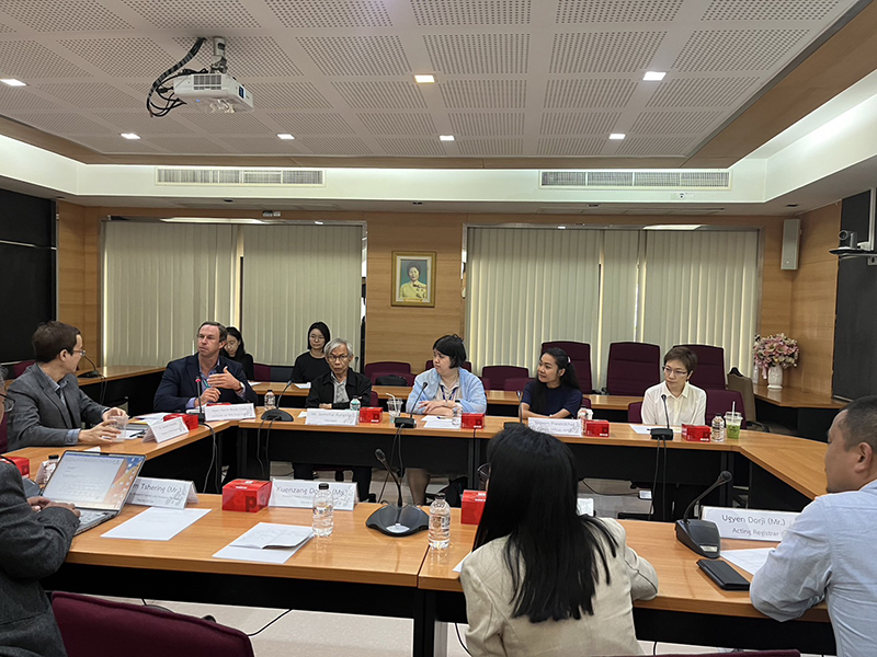 APCD and Jigme Singye Wangchuck School of Law (JSW Law) from Bhutan exchanged with Thammasat University on Disability Law in Thailand on 10 April 2023, Bangkok, Thailand