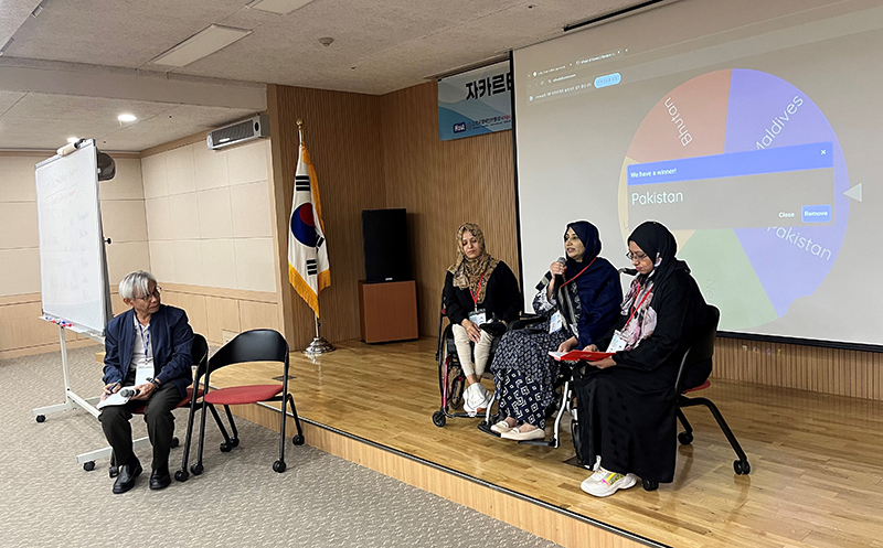 Participants shared a brief country report.