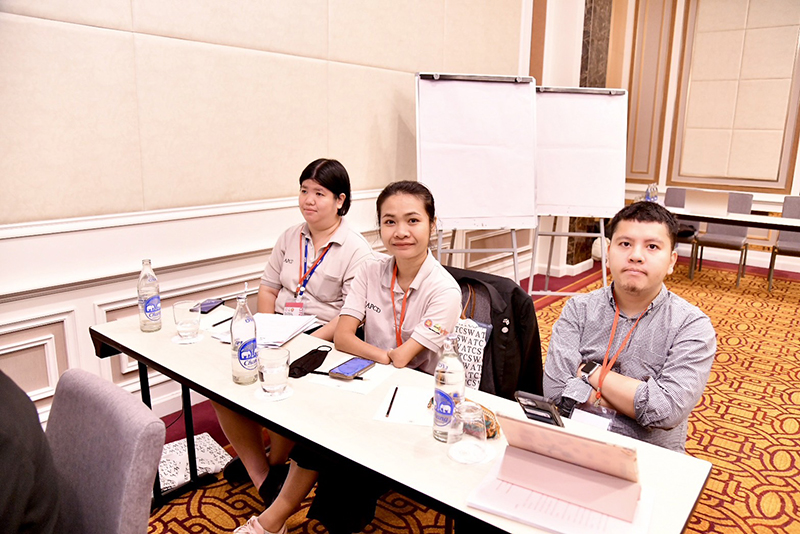 APCD staff attended the course actively.