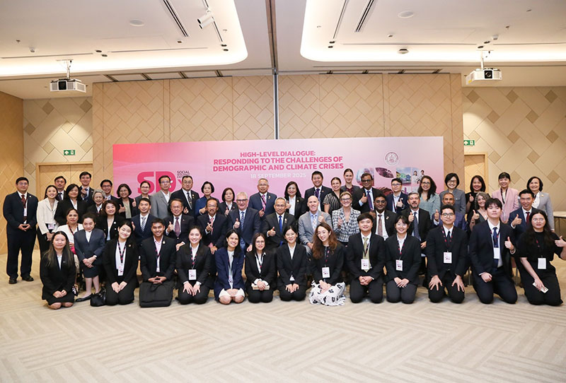 Mr. Piroon, Mr. Somchai, and Ms. Nongnuch took part in strategic discussions with national and international leaders at High-Level official Meeting together with high-level officials, UN agencies, embassies, and international organizations.