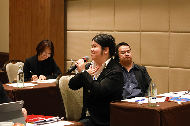 Ms. Supaanong (NuNu) Panyasirimongkol, Networking & Collaboration Officer, shared insights Networking & Dissemination Platform through the Google Chat.