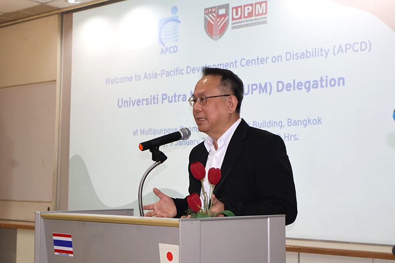 The APCD Executive Director, Mr. Piroon Laismit delivered insightful welcome remarks.