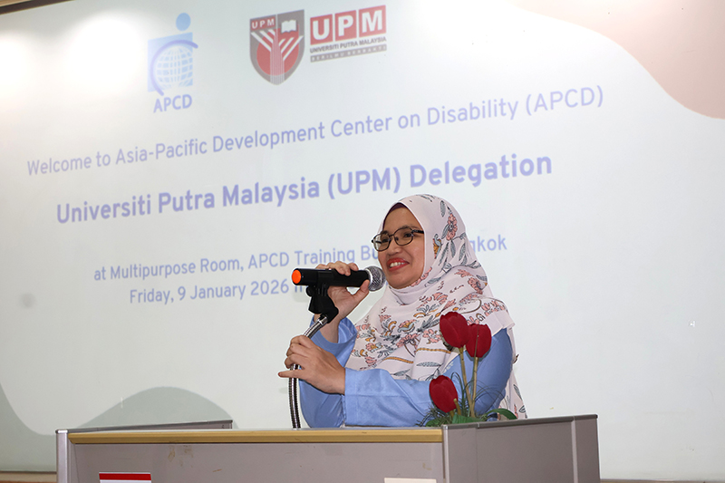 Associate Professor Dr. Nor Wahiza Binti Abdul Wahat, Project Leader, Inclusive Agro Community Project, UPM shared the purpose of the visit. She also introduced visitor members.   