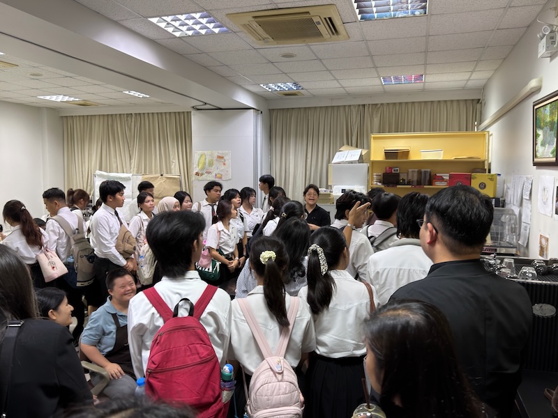The students observed the disability-barista program.
