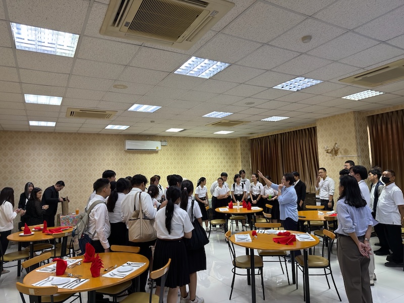 The students observed the disability-hotel sevices program.