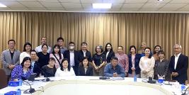 A group photo showing the project's working group together with the project advisory board members, comprising representatives from various organizations