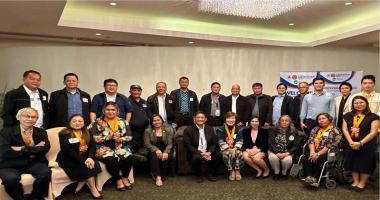 Group photo of key stakeholders including UN ESCAP, the Office of Civil Defense (OCD), National Council on Disability Affairs (NCDA), Partnership of Philippine, Support Service Agencies (PHILSSA), APCD, etc.at the launching event, 4 June 2024.